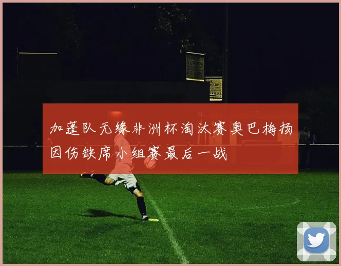 加蓬队无缘非洲杯淘汰赛奥巴梅扬因伤缺席小组赛最后一战